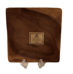 HAWAIIAN HARDWOODS SQUARE PLATE